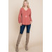 Casual V Neck Basic Long Sleeve Top