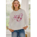 Hearts Hotfix Rhinestone Oversized Pullover