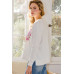 Hearts Hotfix Rhinestone Oversized Pullover