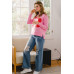 Smiley Flower Oversized Pullover