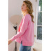 Smiley Flower Oversized Pullover