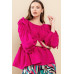 Round Neckline Babydoll Top
