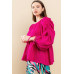 Round Neckline Babydoll Top