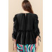 Round Neckline Babydoll Top