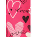 Heart Prints Printed, High Waisted Leggings