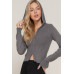 2-way zip closure sweater hoodie cardigan