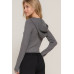 2-way zip closure sweater hoodie cardigan
