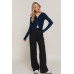 2-way zip closure sweater hoodie cardigan