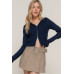 2-way zip closure sweater hoodie cardigan