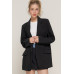 Long slv front button closure blazer