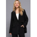 Long slv front button closure blazer