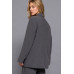 Long slv front button closure blazer