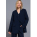 Long slv front button closure blazer