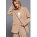 Long slv front button closure blazer