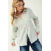 Embo detailed cotton gauze button down shirt
