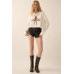 Love like a cowgirl thermal graphic sweatshirt