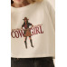 Love like a cowgirl thermal graphic sweatshirt