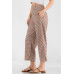 Gingham High Waist Pants