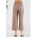 Gingham High Waist Pants