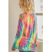 Tie-dye Cage Hi-low Top