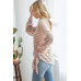 Striped Longsleeve Top With Ribbon