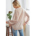 Striped Longsleeve Top With Ribbon