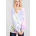Tie-dye Puff Long Sleeve Top