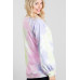 Tie-dye Puff Long Sleeve Top