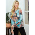 Artistic Open-back Long Sleeve Top