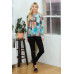 Artistic Open-back Long Sleeve Top