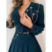 Pleated Skirt Set