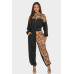 Animal Print Jogger  Set
