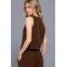 V-neckline W/front Button Closure Vest