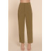 High Waist Pintuck Detail Long Pants