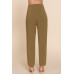 High Waist Pintuck Detail Long Pants