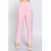 High Waist Pintuck Detail Long Pants