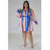 Long Sleeves Non-stretch Dress