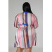 Long Sleeves Non-stretch Dress