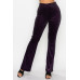 Glittery Flare High-rise Elastic Pants