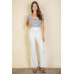 High Waist Stretch Crepe Flare Pants