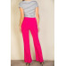 High Waist Stretch Crepe Flare Pants