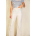 High Waist Stretch Crepe Flare Pants