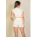 Cap Sleeve Top And Shorts Sets