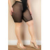 Plus Size Mesh Biker Shorts