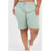 Plus Size French Terry Bermuda Shorts