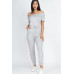 Two-way Shoulder Drawstring Jumpsuit