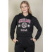 Graphic Drop Shoulder Pull Over Hoodie
