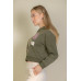 Graphic Drop Shoulder Pull Over Hoodie