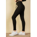 Tie-Front Ribbed Lounge Leggings