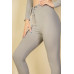 Tie-Front Ribbed Lounge Leggings